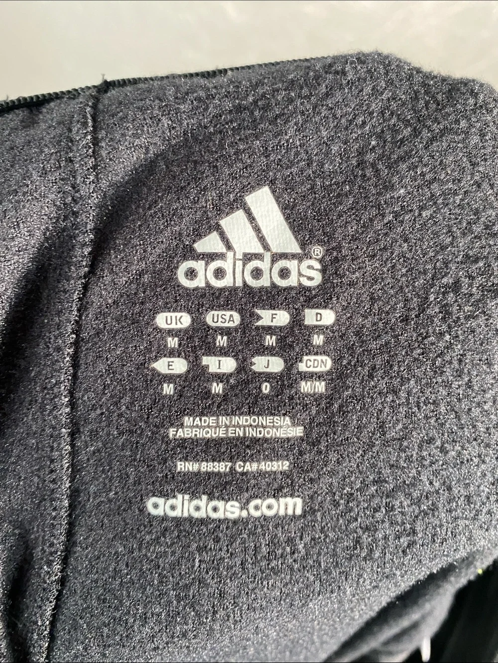 Adidas Climacool Track Pants Medium Black 3 Stripe Soccer Warm Up Athletic